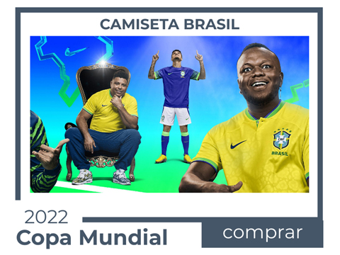 Camiseta Brasil 2022